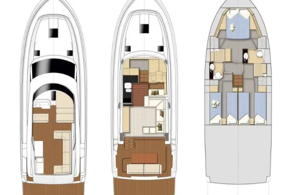 Bavaria Virtess 420 Fly Layout