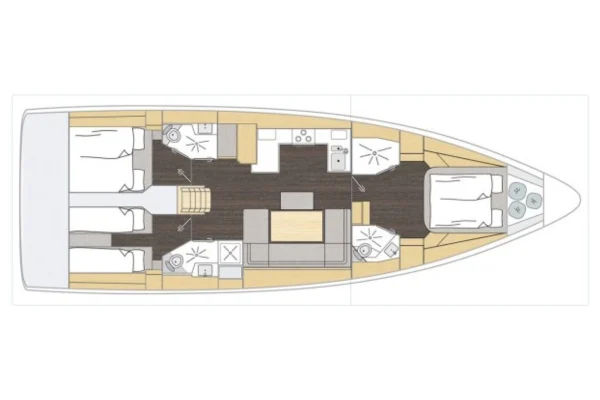 Bavaria C46 Layout