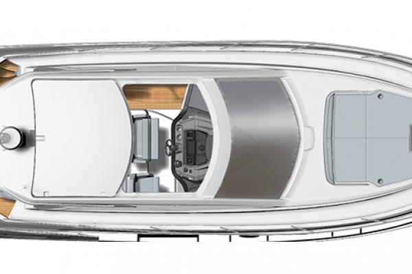 Beneteau Gran Turismo 41 Hard Top Layout