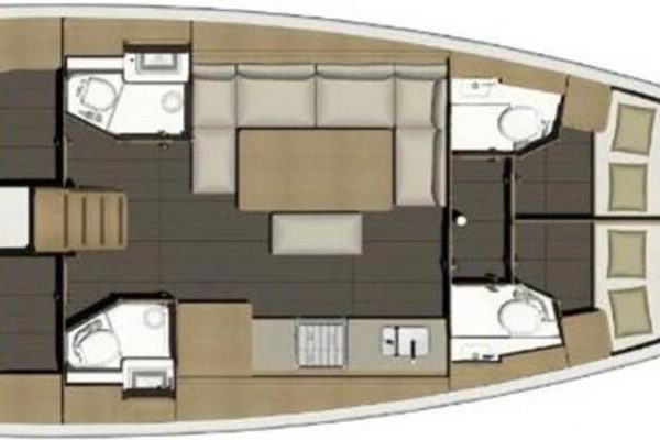 Dufour 460 Layout