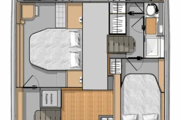 Powerkatamaran in Trogir: Fountaine Pajot MY - Mala