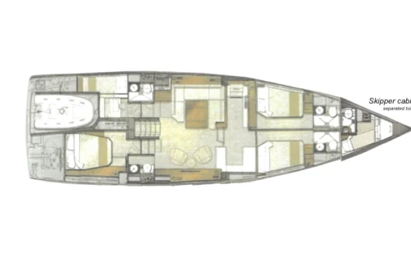 Jeanneau 60 layout