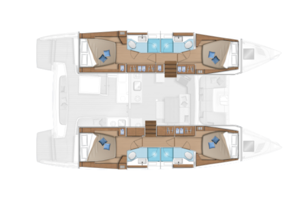 Lagoon 46 - 4 cabines
