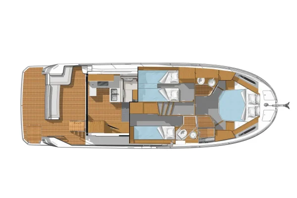 Floorplan Beneteau Swift Trawler 41 Fly