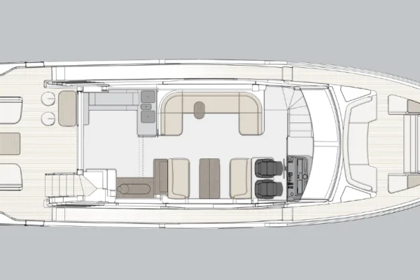 Magellano 60 Layout - Hauptdeck