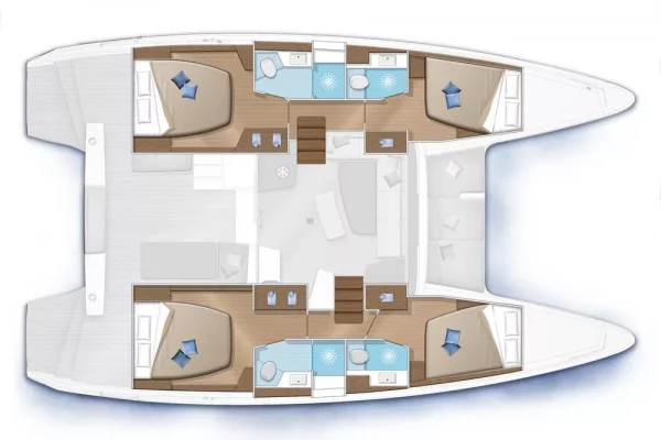 Katamaran Lagoon 42 Kroatien