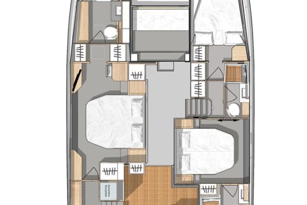 Layout - Fountaine Pajot MY6