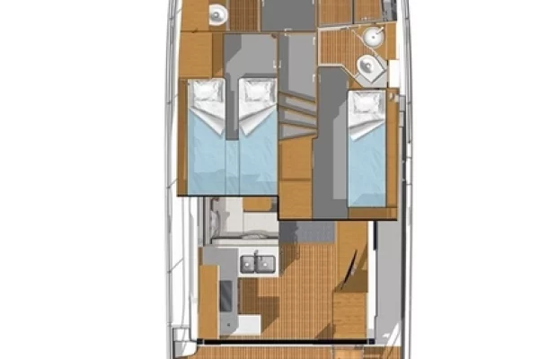 Swift Trawler 41 layout